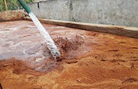 Immersed washing process